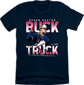 bryon buxton buck truck navy unisex tee